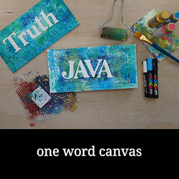 One Word Canvas